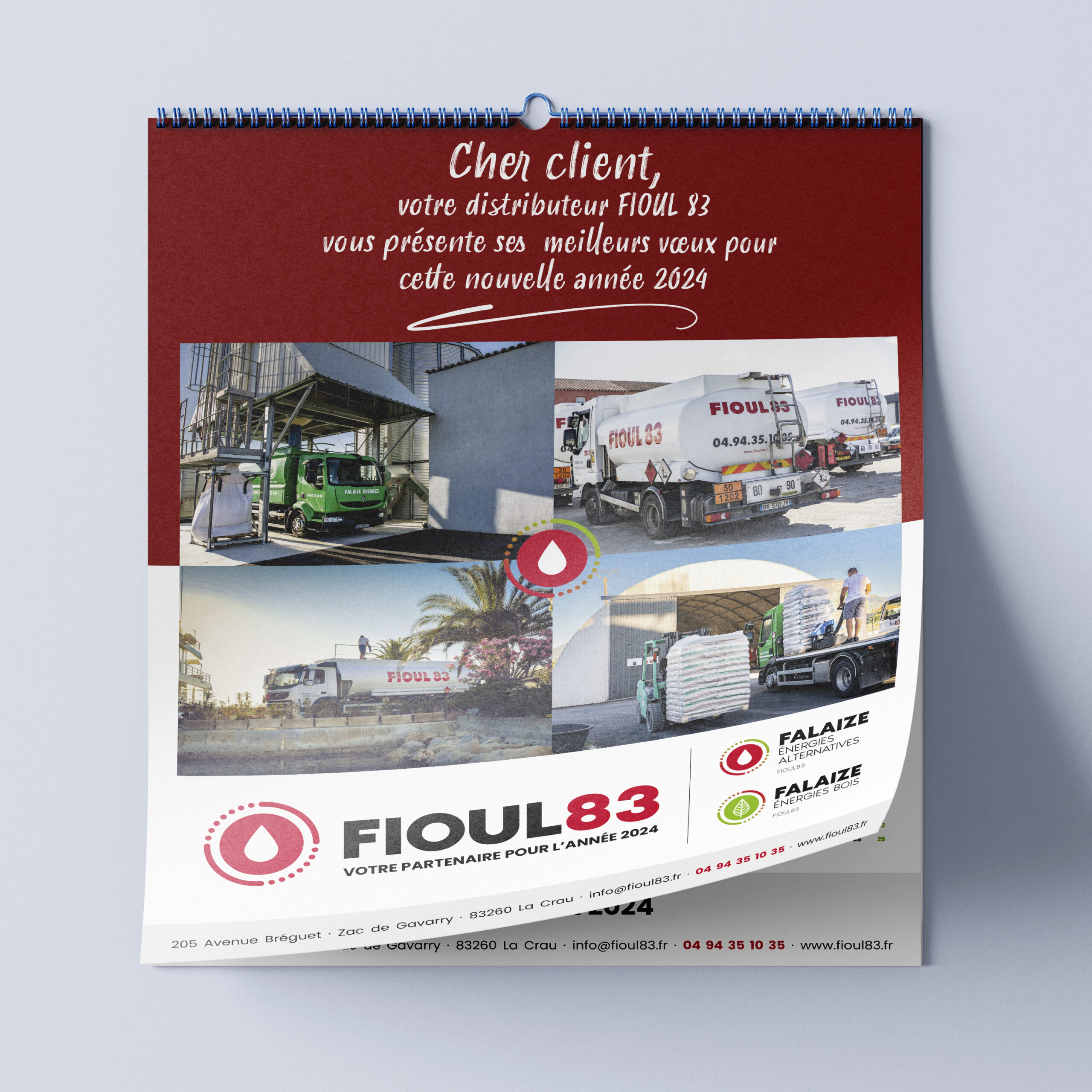 Calendrier Fioul83