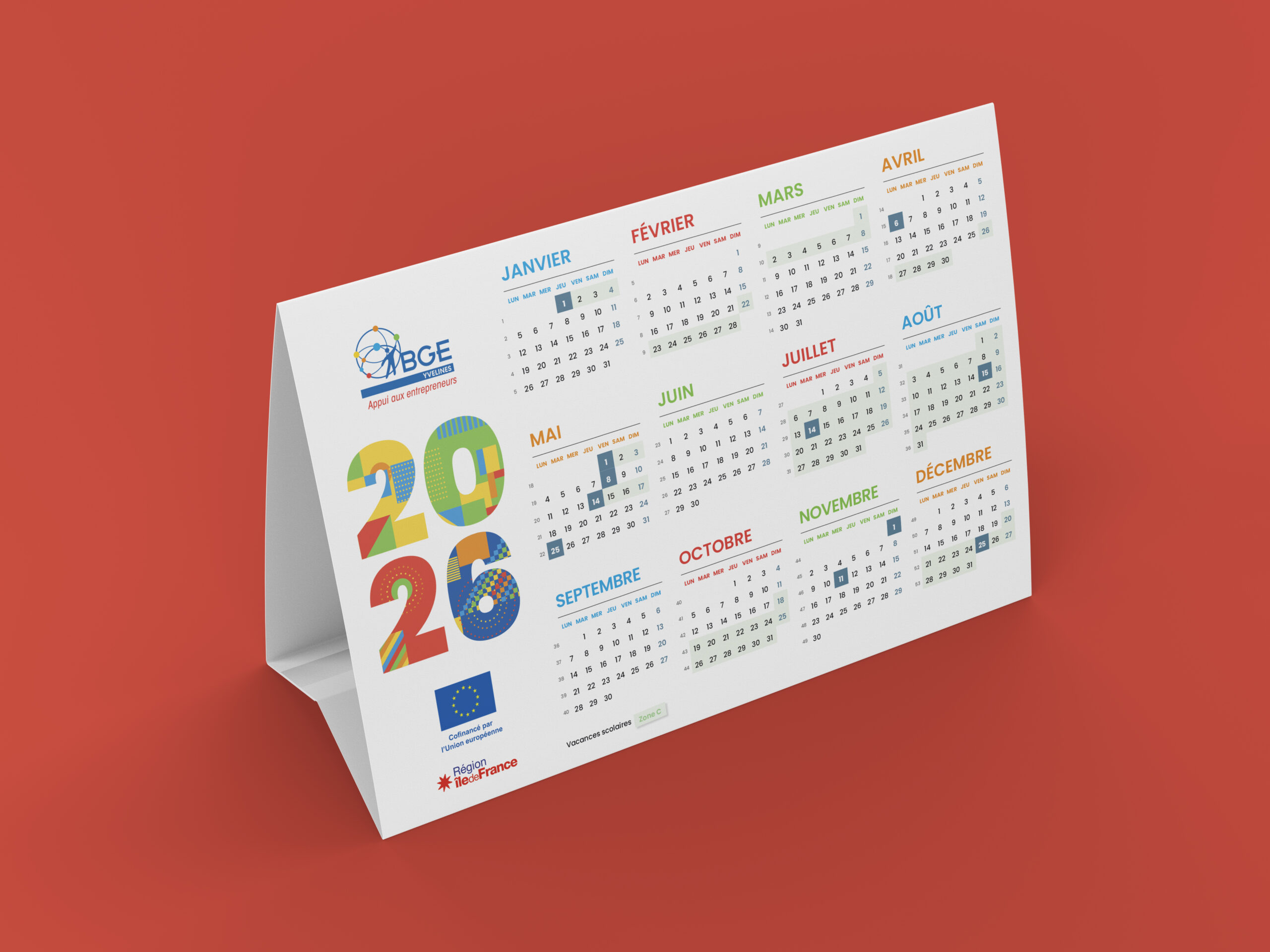 Carte de Vœux imprimée BGE78