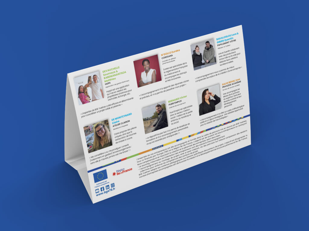 Calendrier BGE78 - Verso